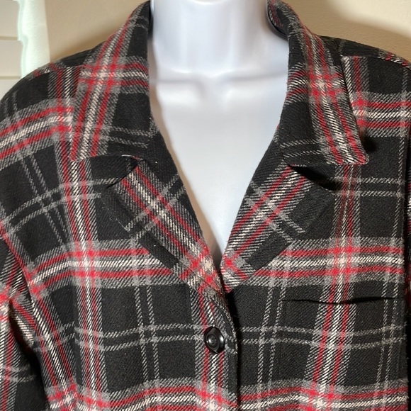 AVENUE Wool Lined Flannel Long Sleeve Size 14/16 - Picture 2 of 10